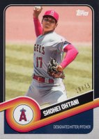2020 Topps Brooklyn Collection #38 Shohei Ohtani Black Baseball Card