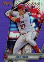 2019 Bowman's Best  #1 Mike Trout Purple Refractor Baseball Card