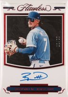 2022 Panini Flawless Shadow Signatures #SSBW Bobby Witt Jr. Ruby Baseball Card