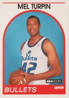 1989 Hoops #316 Mel Turpin Basketball Card