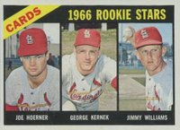 1966 Topps #544 Cardinals Rookies Short Print Baseball Card