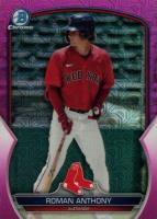 2023 Bowman Mega Box Chrome #220 Roman Anthony Pink Baseball Card