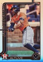 2025 Topps #260 Jose Altuve Rainbow Foil Baseball Card