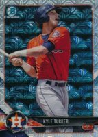2018 Bowman Mega Box Chrome #BCP55 Kyle Tucker Baseball Card