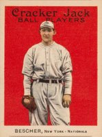 1915 Cracker Jack #110 Bob Bescher Baseball Card