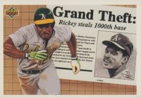 1992 Upper Deck #782 Rickey Henderson Baseball Card