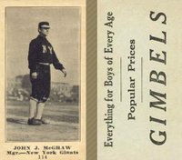 1916 Gimbels #114 John J. McGraw Baseball Card
