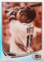 2013 Topps Chrome #206 Joey Votto Sepia Refractor Baseball Card