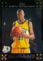2007 Topps #112 Kevin Durant Basketball Card