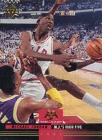 1993 Upper Deck Mr. June #MJ2 Michael Jordan M.J.'s High Five Basketball Card