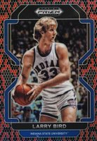 2022 Panini Prizm Draft Picks #36 Larry Bird Venom Prizm Basketball Card