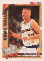 1992 Hoops Supreme Court #SC9 Chris Mullin Basketball Card