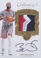 2016 Panini Flawless Distinguished Patch Signatures #DP-DWE Dwyane Wade Basketball Card