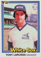 1981 Donruss #402 Tony La Russa Baseball Card