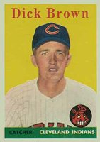 1958 Topps #456 Dick Brown Baseball Card