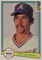 1982 Donruss #401 Steve Bedrosian Baseball Card