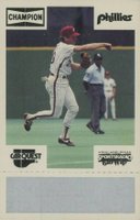 1987 Champion Phillies # Mike Schmidt Making Throw-Car Quest Baseball Card