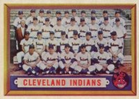 1957 Topps #275 Cleveland Indians Baseball Card