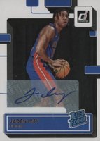2022 Panini Donruss #205 Jaden Ivey Rated Rookie Signature Basketball Card