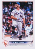 2022 Topps #315 Pete Alonso Ssp Baseball Card