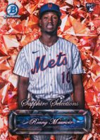 2024 Bowman Chrome Sapphire Edition Sapphire Selections #SS9 Ronny Mauricio Orange Refractor Baseball Card