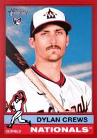 2025 Topps Heritage #247 Dylan Crews Red Border Baseball Card
