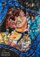2021 Panini Select #248 Austin Reaves Blue Disco Prizm Basketball Card