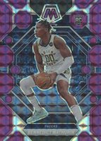 2022 Panini Mosaic #210 Bennedict Mathurin Purple Basketball Card