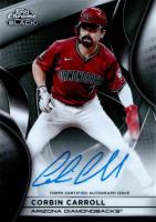 2025 Topps Chrome Black Autographs #CC Corbin Carroll Baseball Card