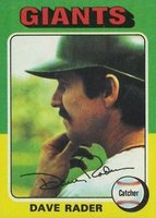 1975 Topps #31 Dave Rader Baseball Card