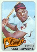 1965 Topps #188 Sam Bowens Baseball Card