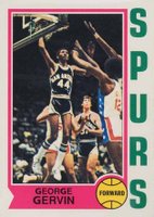 1996 Topps NBA Stars Reprints #18 George Gervin 1974 Reprint Basketball Card