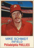 1975 Hostess #133 Mike Schmidt Hand Cut Baseball Card