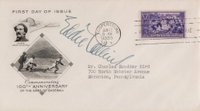 1999 Hall of Fame Autographs # Eddie Collins First Day Cover Baseball Card