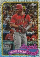2024 Topps Silver Pack 1989 Chrome Promo #T89C17 Mike Trout Baseball Card