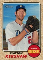2017 Topps Heritage  #400 Clayton Kershaw Mini Baseball Card