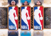 2009 Upper Deck Exquisite Collection All NBA Access Triple Logos #TLDHP Chris Paul/Josh Howard/Tim Duncan Basketball Card