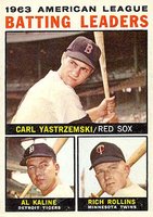 1964 Topps #8 A.L. Batting Leaders Baseball Card