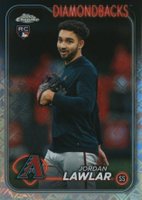 2024 Topps Chrome Logofractor Edition #229 Jordan Lawlar Variation Baseball Card