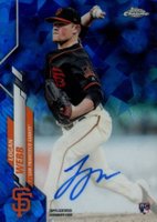 2020 Topps Chrome Sapphire Edition Rookie Autographs #CSALW Logan Webb Baseball Card
