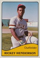 1979 TCMA Ogden A's #9 Rickey Henderson Baseball Card