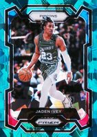 2023 Panini Prizm #52 Jaden Ivey Teal Ice Basketball Card