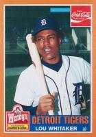1985 Wendy's Tigers #21 Lou Whitaker Baseball Card