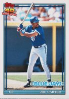 1991 Topps Traded #20T Joe Carter Baseball Card
