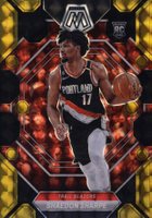 2022 Panini Mosaic #213 Shaedon Sharpe Black Gold Choice Basketball Card