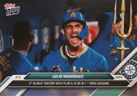 2024 Topps Now #692 Julio Rodriguez Baseball Card