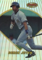 1996 Bowman's Best Preview #BBP15 Derek Jeter Refractor Baseball Card