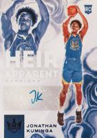 2021 Panini Court Kings Heir Apparent Autographs #HA-JKM Jonathan Kuminga Violet Basketball Card