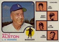 1973 Topps #569 Dodgers Manager/Coaches Baseball Card