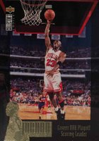 1995 Upper Deck Jordan Collection #JC11 Michael Jordan Career Scoring Leader Basketball Card
